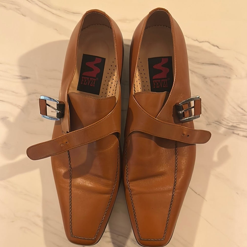 Men's Tan Leather Shoes